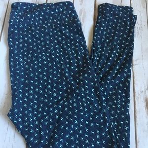 LuLaRoe Pants - Lularoe Flamingo Leggings - TC LuLaRoe Pants - Lularoe Flamingo Leggings - TC